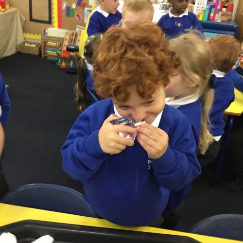 We learnt about our sense of smell...